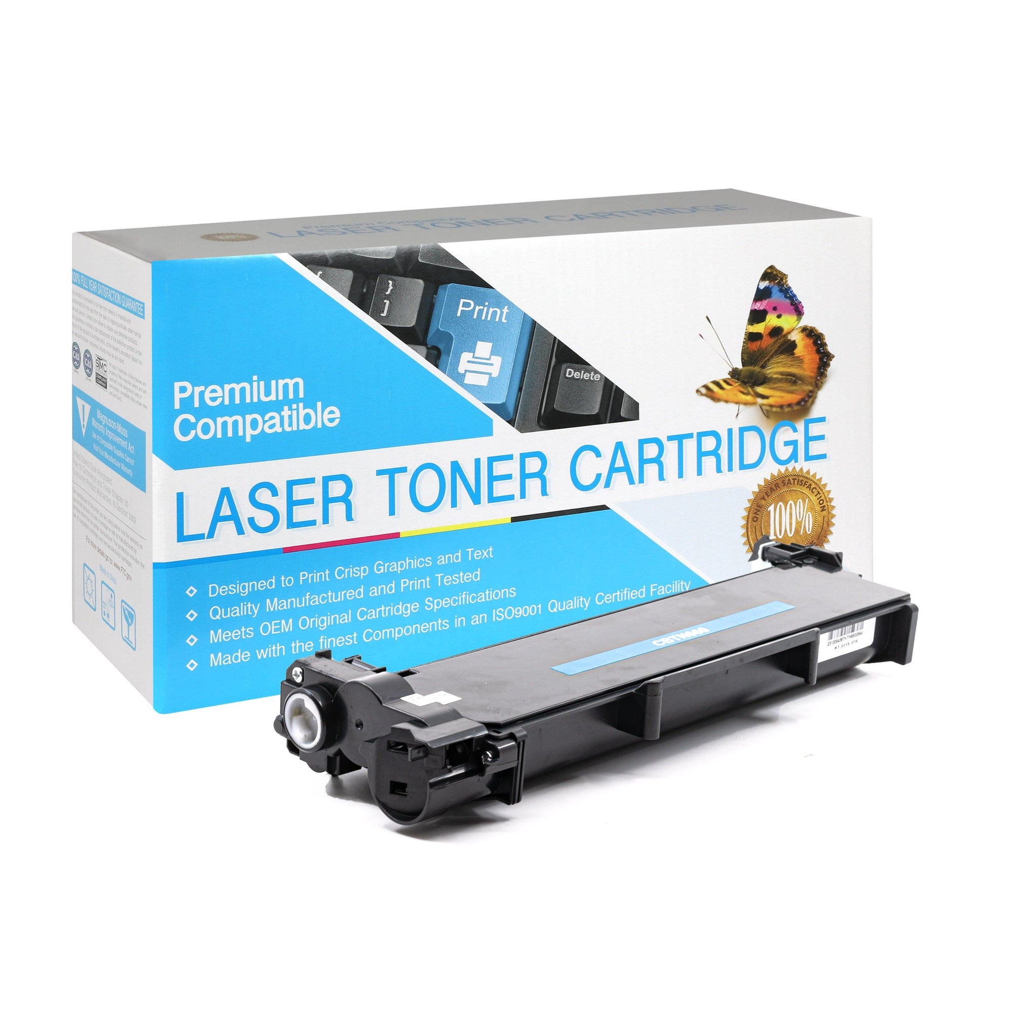 LINKYO LY-BR-V3TN660 Black Toner Cartridge - Compatible with Brother TN-660